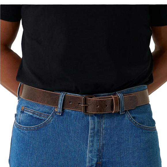 Hank’s Belts Brown Leather Belt Size 36 – 1.5” Wide - Picture 1 of 14